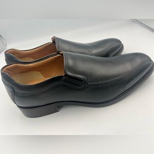 Johnston & Murphy Lewis Venetian Black Leather Men’s Shoes Size 8.5M NEW In Box